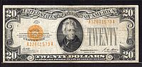 Fr.2402, 1928 $20 Gold Certificate, A32601573A, Very Fine